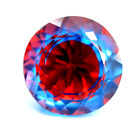 AAA 15.3 CT+ Natural Bi-Color Pitambari Sapphire Round GIE Certified Gemstone
