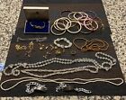 assorted vintage costume jewelry lot