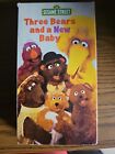 Sesame Street - Three Bears and a New Baby (VHS, 2003)