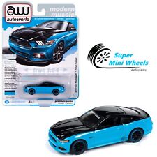 Auto World 1:64 2015 Ford Mustang GT Petty’s Garage Petty Blue