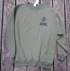 USMC Medium PT Sweatshirt Marine Corps Issue Military OD Green Made in USA NEW