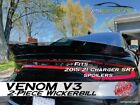 PSDesigns Venom V3 2PC Wickerbill wicker bill fits 15-21 Dodge Charger (For: 2015 Dodge Charger R/T Sedan 4-Door 5.7L)