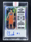 2022-23 Panini Contenders Optic Chet Holmgren Silver Rookie Ticket RC Auto #131
