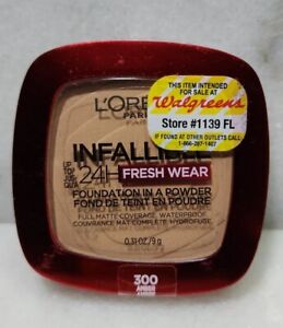 L'Oreal Paris Infallible up to 24H Fresh Wear Foundation #300 Amber