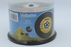 50 pack VERBATIM 52X CD-R Digital Vinyl 700MB Media Disc Spindle 94587  SEALED