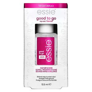 essie Nail Care, 8-Free Vegan, Good To Go Top Coat, fast dry and shine nail