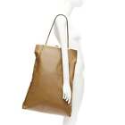 rare CELINE Phoebe Philo2017  Runway Tall Cabas Clasp brown calfskin tote bag