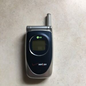 LG VX4400- Metallic Silver & Blue Verizon Cellular Phone NO CHARGER ~ PARTS ONLY