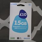 Lebara Mobile PAYG Sim Card Pay As You Go 4G 5G (Runs on Vodafone Network in UK)