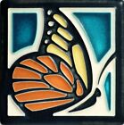 Motawi Tileworks 4x4 Butterfly: Turquoise