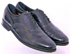 Florsheim Wingtip Black Leather Brogue Lace-Up Oxford Dress Shoes Men's US 10 D