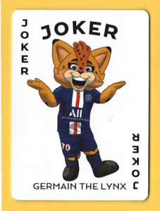 2019 Germain The Lynx Black Joker Official Paris Saint-Germaine PSG Playing Card