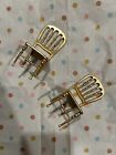 Maileg Gold Chairs- Mouse Sized SET OF TWO