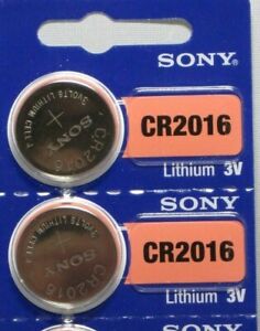 2 SONY CR2016 DL2016 CMOS Lithium 3V Watch Battery Ships FREE from USA!