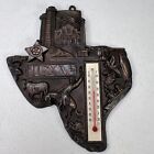 VTG Texas State Shaped Copper Brass Tone Metal Souvenir 6