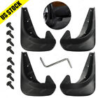 4X Universal Black Car Mud Flaps Splash Guards For Car Auto Accessories Parts (For: More than one vehicle)