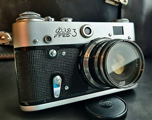 Film Camera 35mm Tested FED 3 Industar-61 2.8/52 Rare Vintage Leica 3 Copy ussr