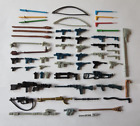 57 Vintage Star Wars Weapons Figures Lot  Replacements