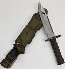 Authentic BUCK M9 PHROBIS III Military Fixed Blade/Saw Tooth & Sheath Good Used