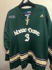 Notre Dame Hockey Jersey . Adidas Game Worn Jersey Size XXl Goalie