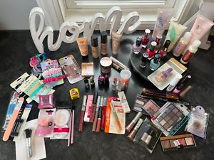 Wholesale Cosmetics 50 pc Beauty Lot / Free Makeup Bag/Eyes, Lips, Face, Nails
