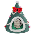 Pet Cat House Indoor Puppy Beds Sleeping Mat Cave Room Foldable Christmas Nests