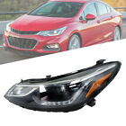 LED DRL Headlight Assembly For 2016-2019 Chevy Cruze Headlamps Left/Driver Side