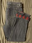 L.L. Bean Women’s Size 18Favorite Fit Red Plaid Flannel Lined Straight Leg Jeans