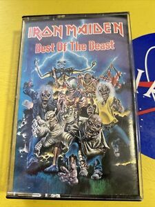 Iron Maiden - Best Of The Beast Cassette - RARE HTF OOP Tested Working!