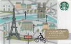 Starbucks Card 2014 Biking in Paris NEW