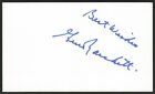 Gino Marchetti Colts HOF Signed Auto Autograph 3x5 Index Card Authentic