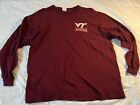 Vintage Soffe Virginia Tech Hokies Long Sleeve 2Xl Shirt! Maroon! Check it out!