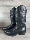 Ariat Heritage Western Cowboy Mens Boots Size 8.5D Black Leather 34770