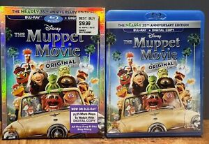 EUC! Disney The Nearly 35 Anniversary Muppet Movie (Blu-ray w/Slipcover ~ Tested
