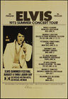ELVIS PRESLEY REPRO 1973 SUMMER FESTIVAL & CONCERT TOUR POSTER