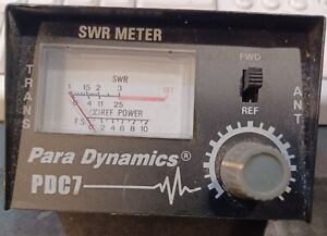 Vintage Para Dynamics PDC 7 SWR Meter. FREE SHIPPPING!