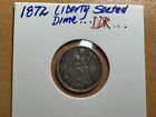 1872 Seated Liberty Dime…RB-240112