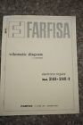 Farfisa Electronic Organ Schematic Diagram Manual modual 248-248