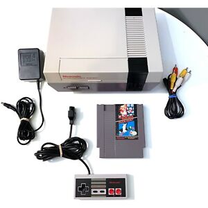 1985 Original NES Nintendo System Console + New 72 Pin Authentic & Clean!