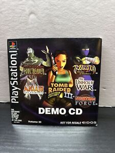 Eidos Vol 3 Playstation 1 PS1 Demo Kain Soul Reaver Tomb Raider