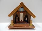 Vintage Wooden Weather House Barometer Thermometer Standard Specialty Co JAPAN