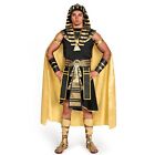 Syncfun Adult Men's Black Pharaoh Costume Egyptian King Costume for Party