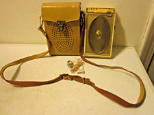 ZENITH Deluxe ROYAL 500 Transistor Radio with Case, Strap and Handset