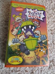 The Rugrats Movie (VHS, 1998, Nickelodeon) Orange Clamshell