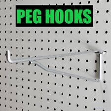 (25 PACK) PEG HOOK SHELF BRACKETS 1/8