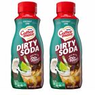 TWO!!Coffee Mate Dirty Soda Coconut Lime - Mix with Dr Pepper 16oz EXP 7/13/2024