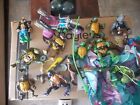 VTG Lot Of 90's TMNT Action Figures Teenage Mutant Ninja Turtles Vehicles