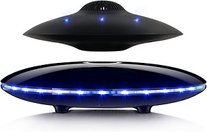 Levitating UFO Bluetooth Speaker with LED Lights - 360° Rotation