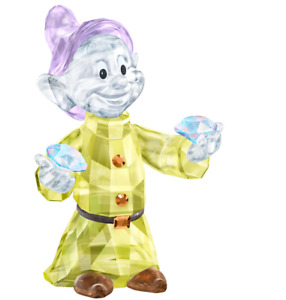 Swarovski Dopey Disney  Snow White Dwarf Crystal Figurine #5428558 New in Box