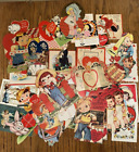 Vintage Estate Lot of 45 Valentines Valentine Cards Postcards Little Everything